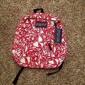 Jansport Superbreak Red Velvet Jungle Adventure